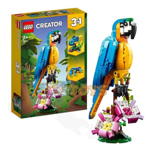 LEGO® Creator Papagal exotic 31136 - 253 piese