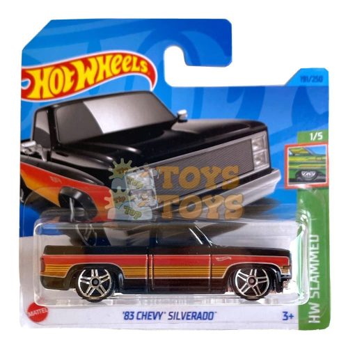 Hot Wheels Mașinuță metalică 83 Chevy Silverado HKJ06 Mattel