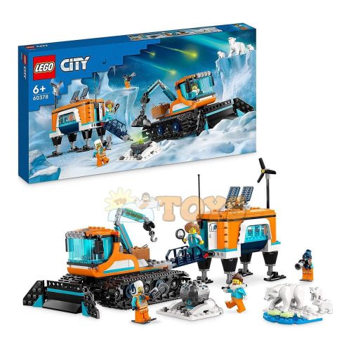 LEGO® City Vehicul de explorări arctice și laborator mobil 60378