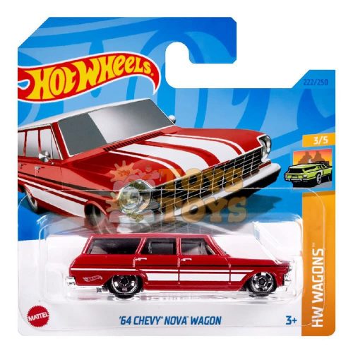 Hot Wheels Mașinuță metalică 64 Chevy Nova Wagon HKH70