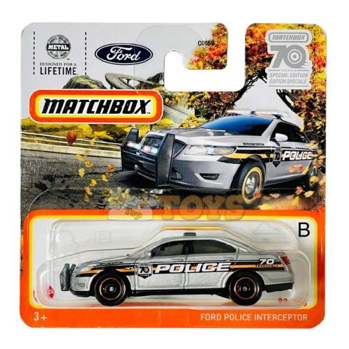 MATCHBOX Mașinuță metalică Ford Police Interceptor HLD04 Mattel