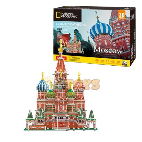 Puzzle 3D Catedrala St. Basil Moscova DS0999 222 piese