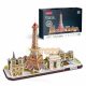 Puzzle 3D City Line Paris cu LED Cubic Fun 3D L525 115 piese