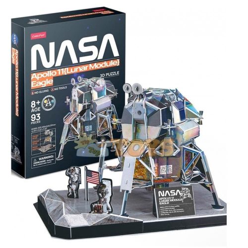 Puzzle 3D NASA Apollo 11 Lunar module Cubic Fun 3D DS1058