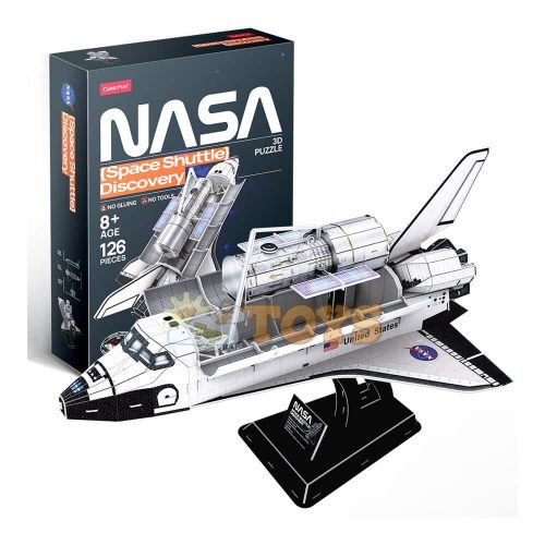 Puzzle 3D NASA Space Shuttle Discovery Cubic Fun 3D DS1057