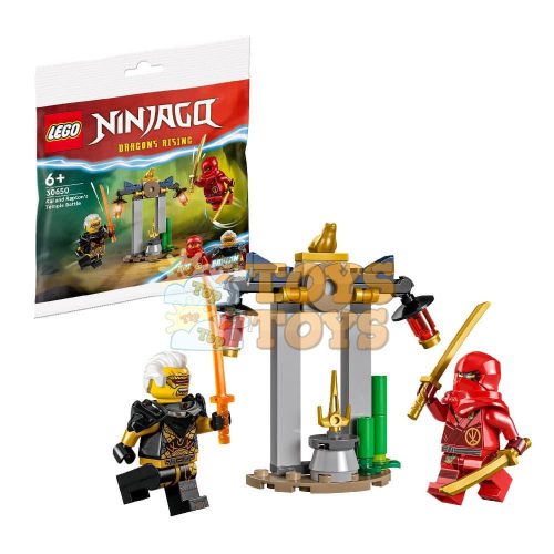 LEGO® Ninjago Lupta Templului al lui Kai și Raptor 30650 - 47 piese