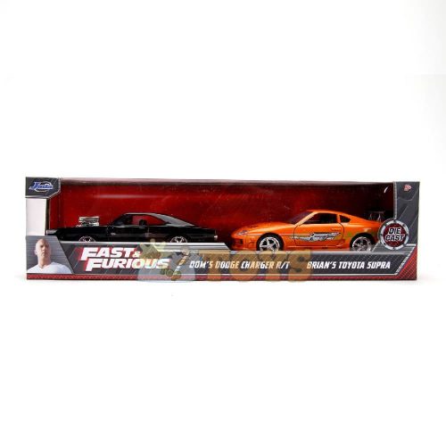 Jada Toys Mașinuță metalică Dodge Charger Toyota Supra 1:32