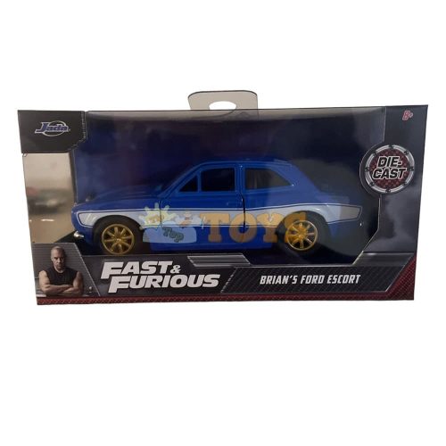 Jada Toys Mașinuță metalică Brians Ford Escort Fast & Furious 1:32