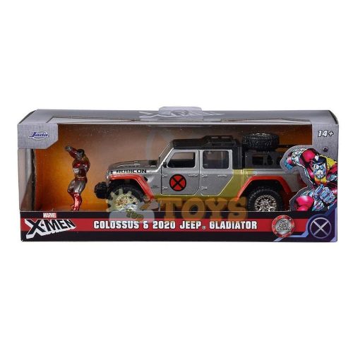 Jada Toys Mașinuță metalică X-Men Colossus și Jeep Gladiator 2020