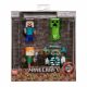 Jada Toys Set 4 figurine metalice Minecraft - Metalfigs Die-Cast