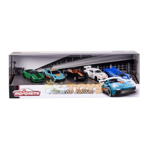 majorette Set 5 mașinuțe metalice Porsche Edition diverse modele