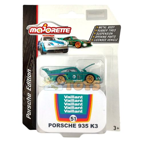 majorette Mașinuță metalică Porsche 935 K3 Vaillant Porsche Edition