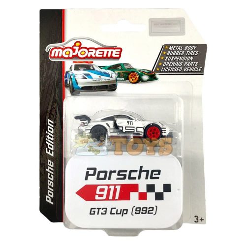 majorette Mașinuță metalică Porsche 911 GT3 Cup (992) nr.911