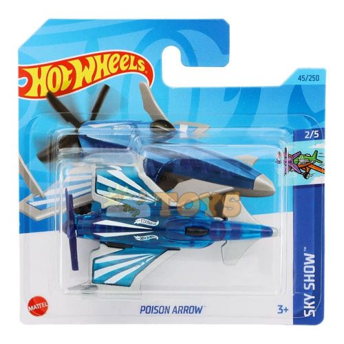 Hot Wheels Avion metalic Poison Arrow HKK52 Sky Show