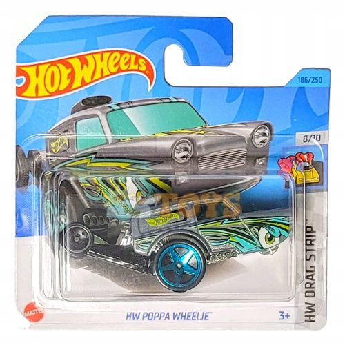 Hot Wheels Mașinuță metalică HW Poppa Wheelie HKK06