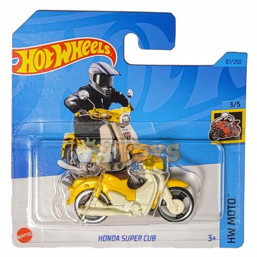 Hot Wheels Motocicletă metalică Honda Super Cub HKK32 HW Moto