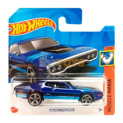 Hot Wheels Mașinuță metalică 71 Plymouth GTX HKK91 Muscle Mania