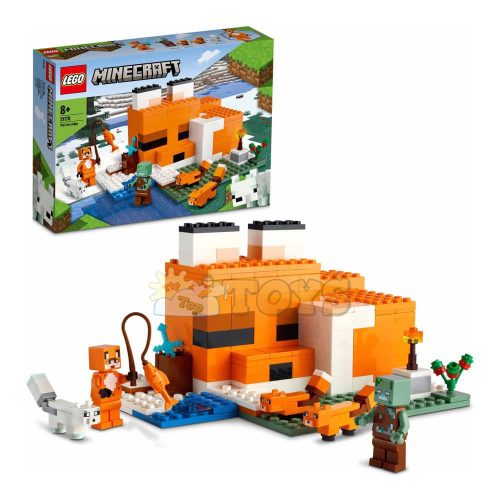 LEGO® Minecraft Casa în formă de vulpe 21178 - 193 piese