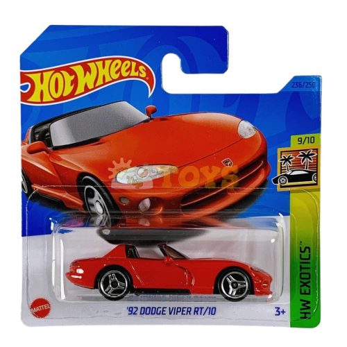 Hot Wheels Mașinuță metalică 92 Dodge Viper RT/10 HKG71