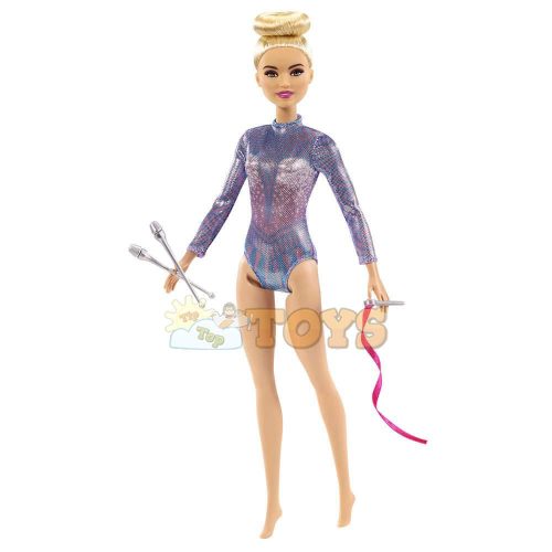 Păpușă Barbie You Can Be Anything Gimnastă ritmică blondă GTN65