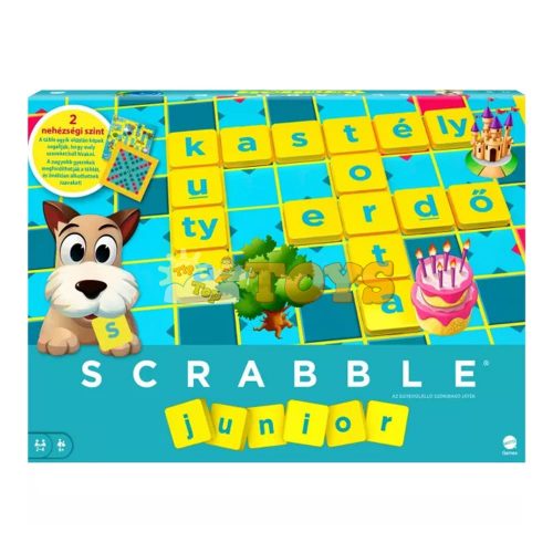 Scrabble Junior joc de societate Y9737 limba maghiară - Mattel