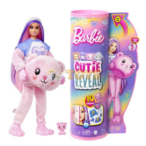 Păpușă Barbie Cutie Reveal Păpușă surpriză seria 5 Ursuleț HKR04