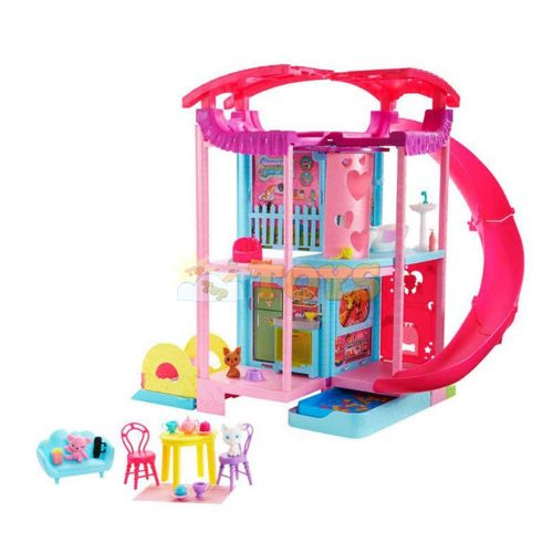 Set de joacă Barbie Casă de păpuși Barbie Chelsea HCK77 - Mattel