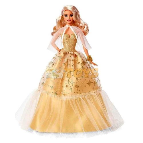 Păpușă Barbie Signature Holiday Barbie blondă 2023 HJX04 - Mattel