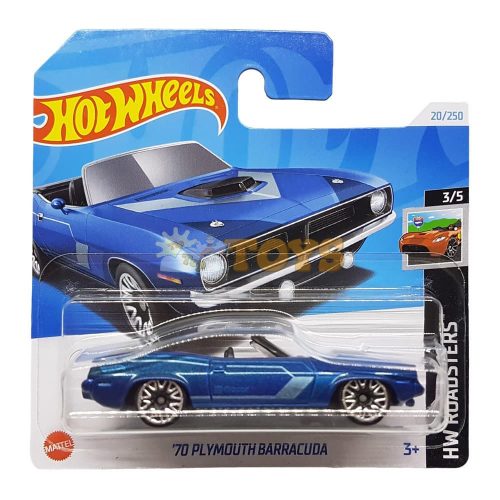 Hot Wheels Mașinuță metalică 70 Plymouth Barracuda HTC13 Mattel