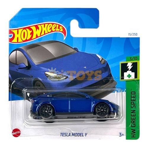 Hot Wheels Mașinuță metalică Tesla Model Y HTB80 HW Green Speed