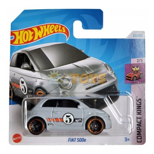 Hot Wheels Mașinuță metalică Fiat 500e HTC18 Compact Kings