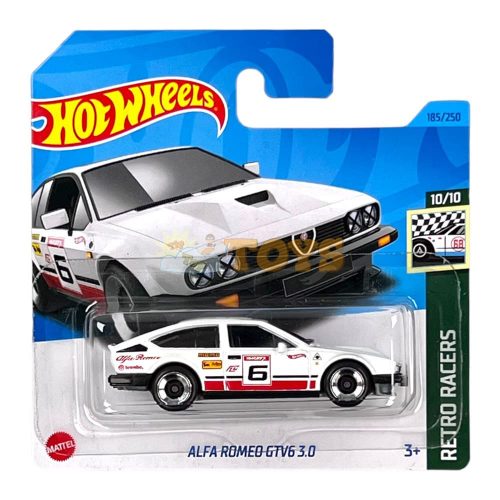 Hot Wheels Mașinuță metalică Alfa Romeo GTV6 3.0 HKJ83 Mattel