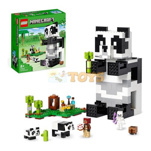 LEGO® Minecraft Adăpostul urșilor panda 21245 - 553 piese