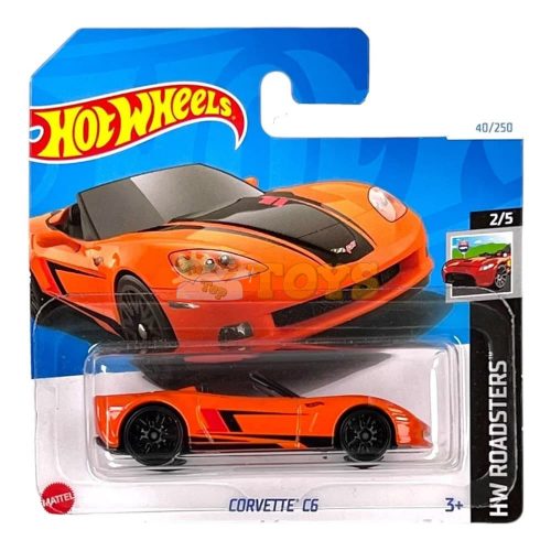 Hot Wheels Mașinuță metalică Corvette C6 HTC14 HW Roadsters