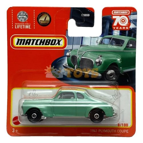 MATCHBOX Mașinuță metalică 1941 Plymouth Coupe HLC49 Mattel