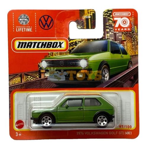 MATCHBOX Mașinuță metalică 1976 Volkswagen Golf GTI MK1 HLC96