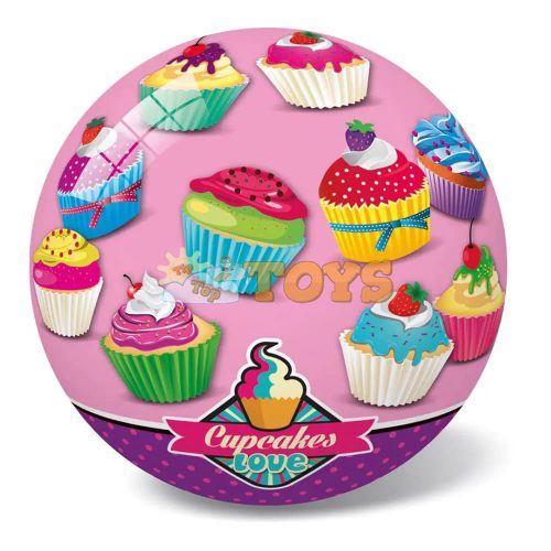 Minge cauciuc pentru copii Muffin Cupcakes love 23cm gonflabilă