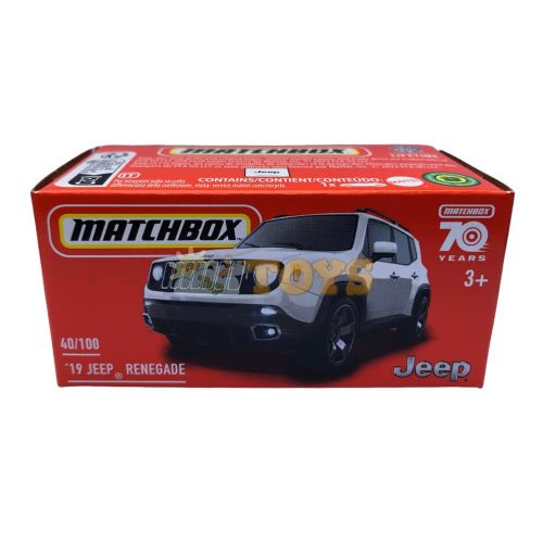 MATCHBOX Mașinuță metalică 19 Jeep Renegade HLF23 Mattel