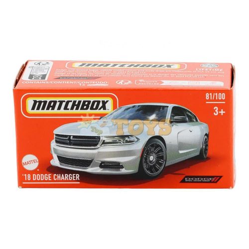 MATCHBOX Mașinuță metalică 18 Dodge Charger HVR13 Mattel