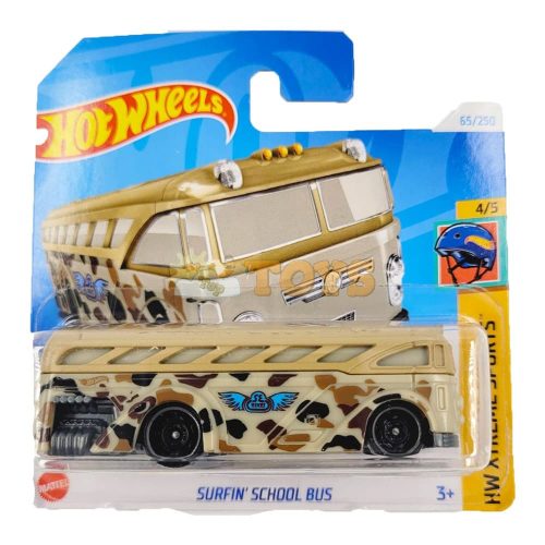 Hot Wheels Autobuz metalic Surfin School Bus HTB99 Mattel