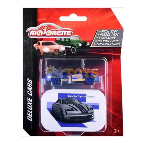 majorette Mașinuță metalică Porsche Taycan Turbo S Deluxe Cars