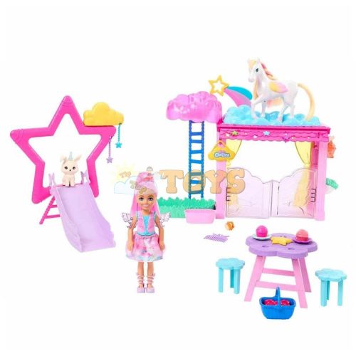 Set de joacă Barbie Chelsea O notă de magie cu Pegasus HNT67