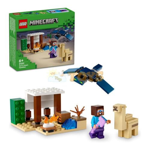 LEGO® Minecraft Expediția lui Steve în desert 21251 - 75 piese