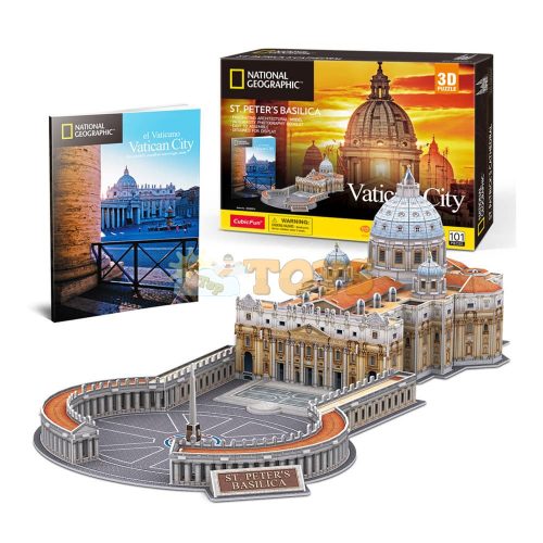 Puzzle 3D Bazilica Sfântul Petru din Roma Vatican City 101 piese DS0997