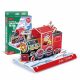 Puzzle 3D Tren de Crăciun Cubic Fun 3D W3155 - 46 piese