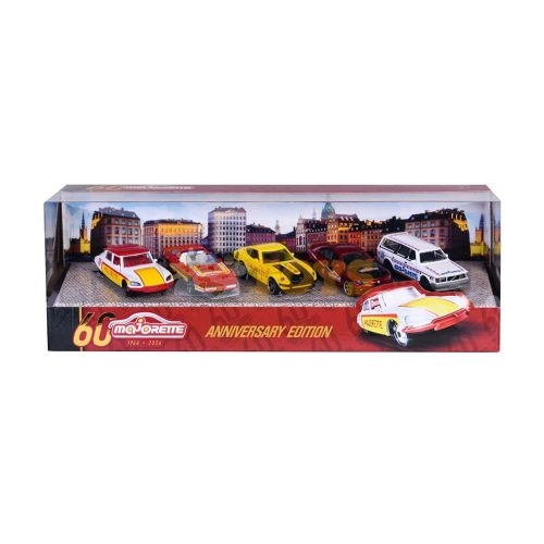 majorette Set 5 mașinuțe metalice 60 Years Anniversary Edition diverse modele