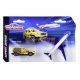 majorette Set 2 piese Airport Service mașinuță Dacia Duster și avion Boeing 787