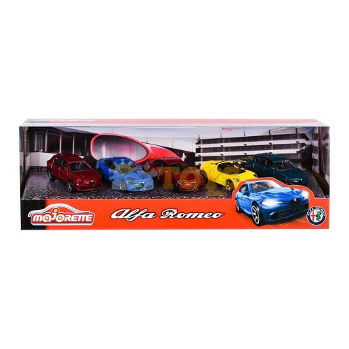 majorette Set 5 mașinuțe metalice Alfa Romeo 212053178 diverse modele