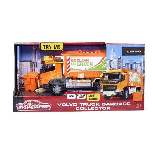 majorette Camion colector de gunoi Volvo Truck Garbage Collector 213743000