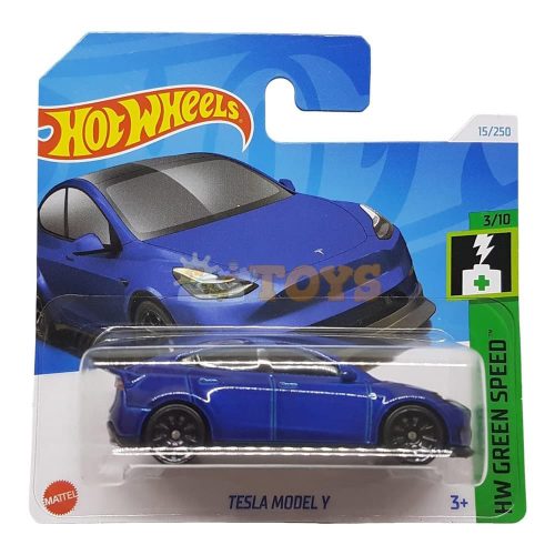 Hot Wheels Mașinuță metalică Tesla Model Y HTB80 HW Green Speed Mattel